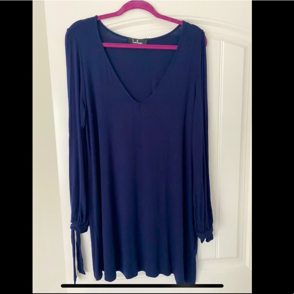 Navy blue dress